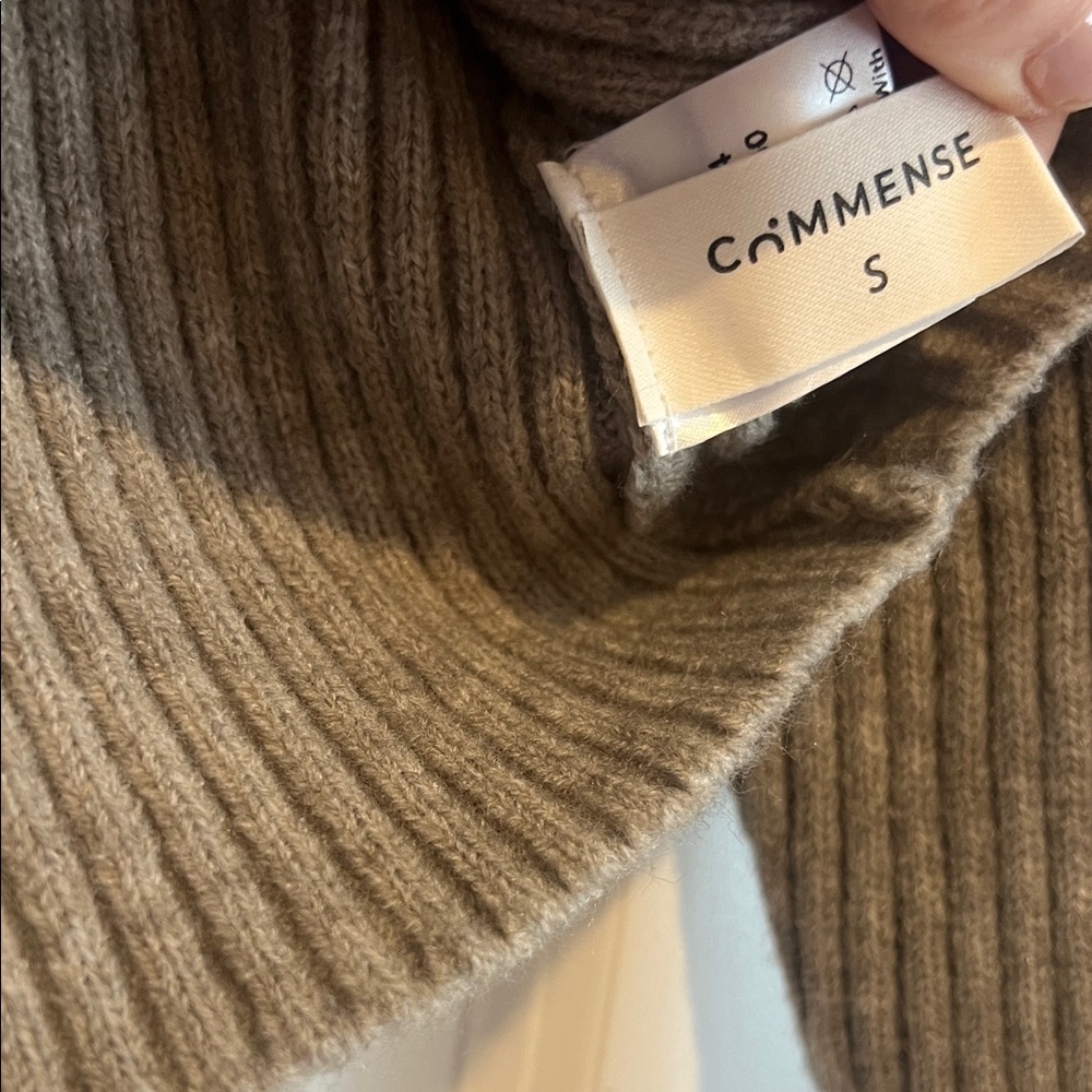 Commense Button-Down Split Cardigan - Gray Size S - image 3